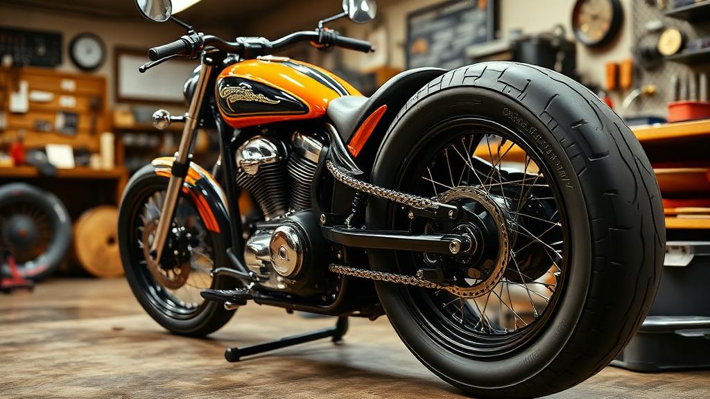 Däckbyte för motorcykel hos Nilssons MC